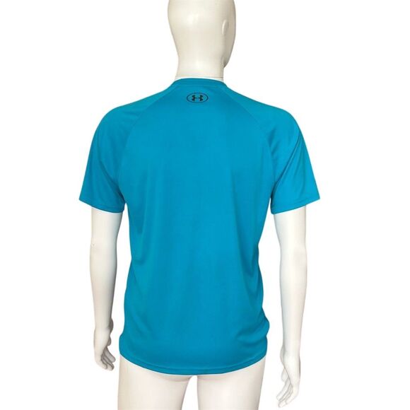 Under Armour Men's Tech 2.0 Blue Short Sleeve T-Shirt Size M - Picture 5 of 6
